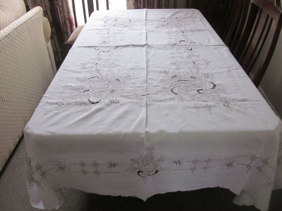 large rectangle tablecloth